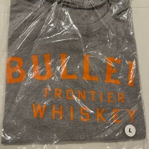 Bulleit frontier whiskey shirt NWT